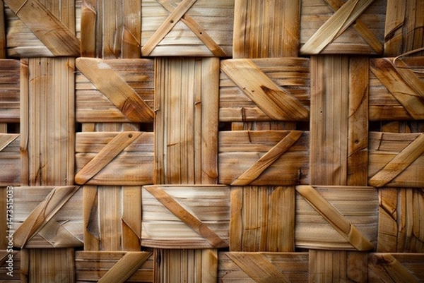 Obraz woven bamboo background