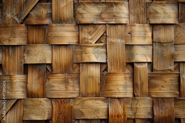 Obraz woven bamboo background