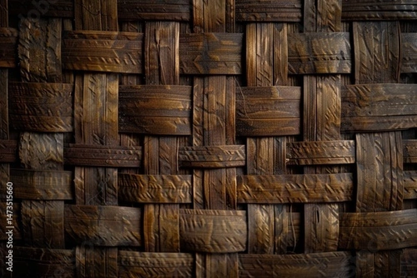 Obraz woven bamboo background