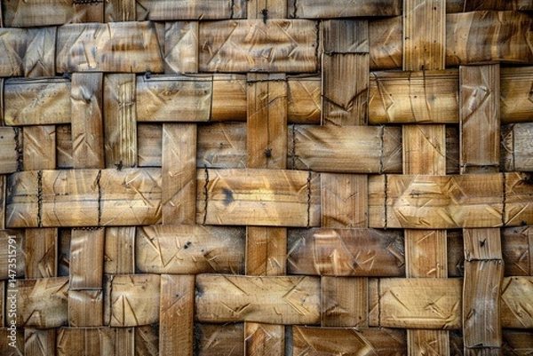 Obraz woven bamboo background