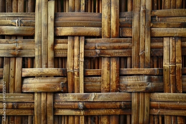 Obraz woven bamboo background
