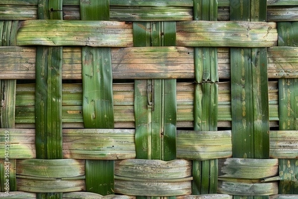 Obraz woven bamboo background