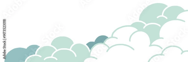 Fototapeta 하단구름