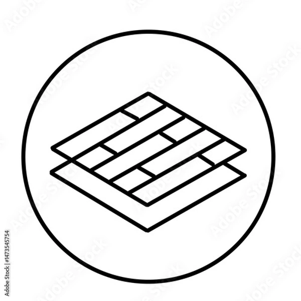 Fototapeta Building Material Vector icon