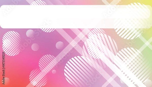 Fototapeta Colorful Gradient Background with Line, Circle. For Web, Presentations And Prints. Vector Illustration.