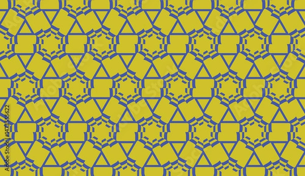 Obraz Elegant background with polygonal line. Triangular style. Vector illustration.