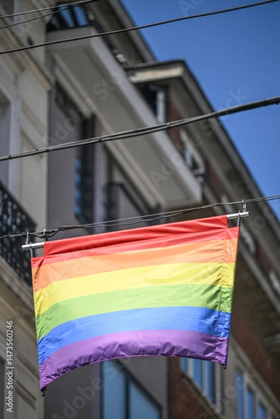Obraz drapeau LGBT tolerance genre