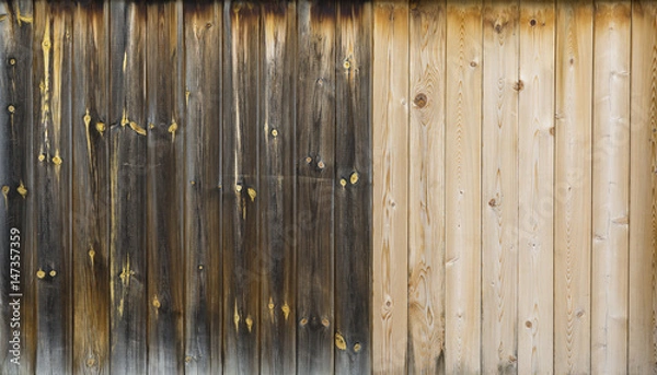 Fototapeta old and new