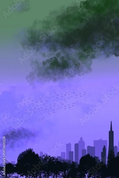 Fototapeta งานศิลปะที่ไม่มีชื่อ