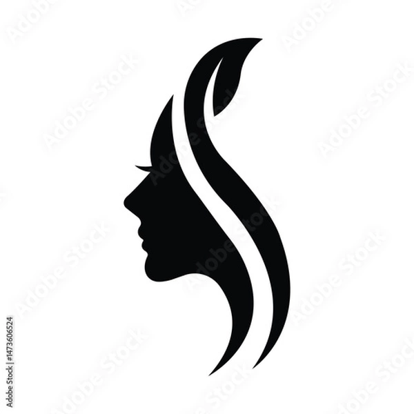 Obraz woman logo icon vector