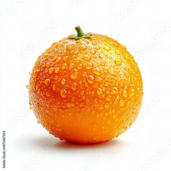 Obraz orange on white background