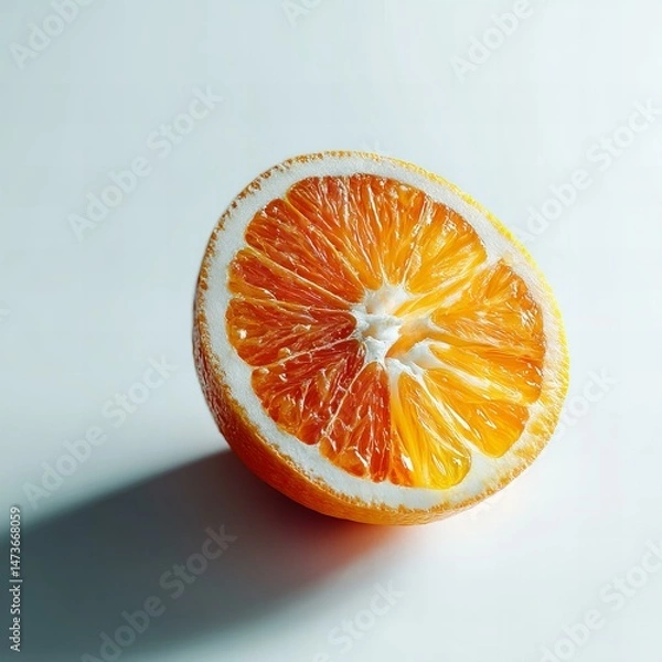 Fototapeta orange on white background