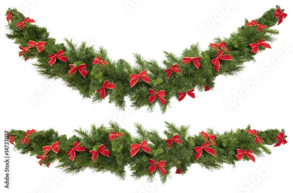 Fototapeta Garlands with Bows