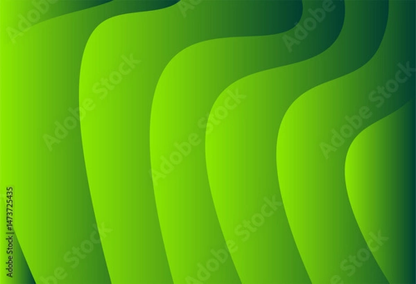 Obraz Liquid background with Green color combination