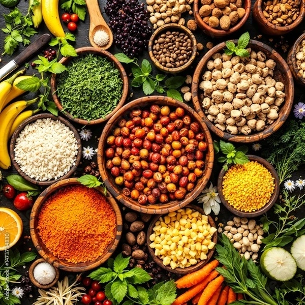 Obraz Ayurvedic Holistic Wellness Practices