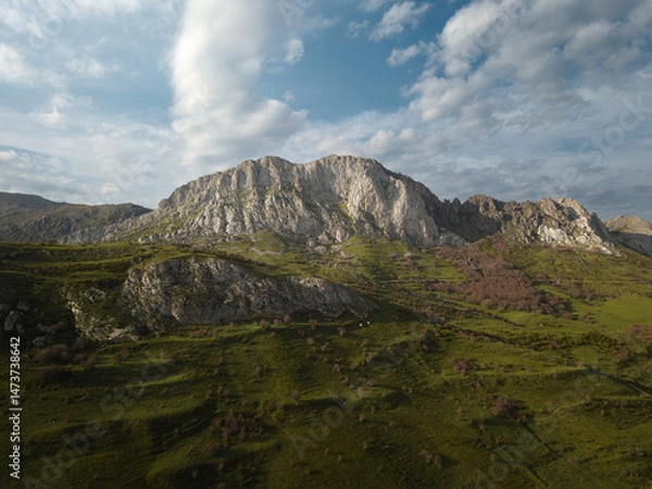 Obraz mountain landscape with clouds
