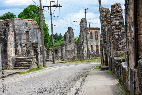 Obraz Ruines du village