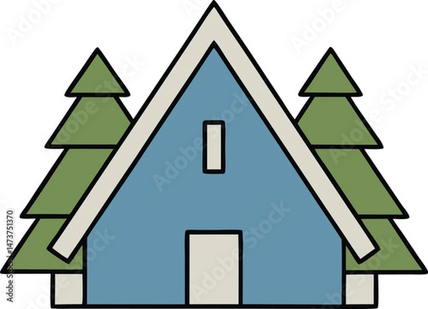 Fototapeta Cottage icon