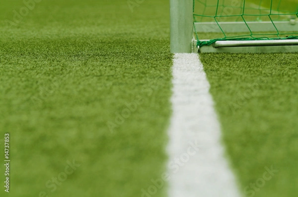 Fototapeta Fußball Tor Ausschnitt & Unschärfe