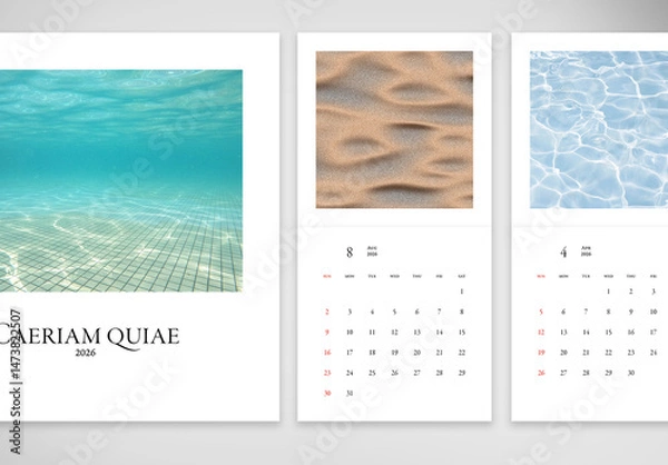 Obraz 2026 Wall Calendar with Good Vibes
