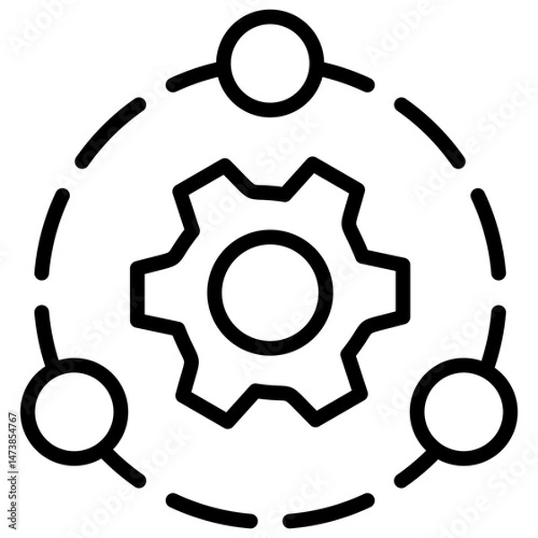 Obraz Systematic Icon