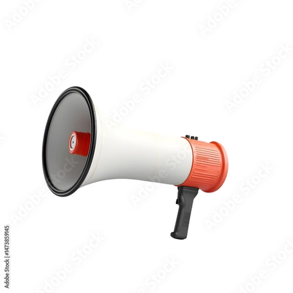 Obraz Emergency Megaphone on a transparent background