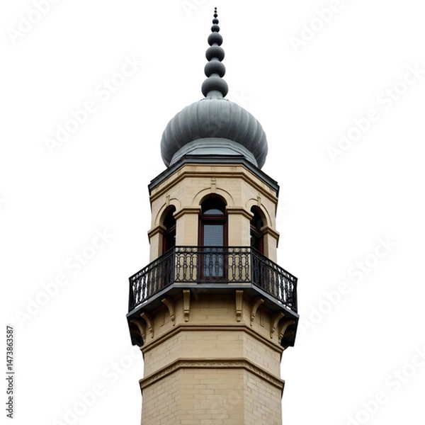 Obraz Islamic Building Spire on a transparent background