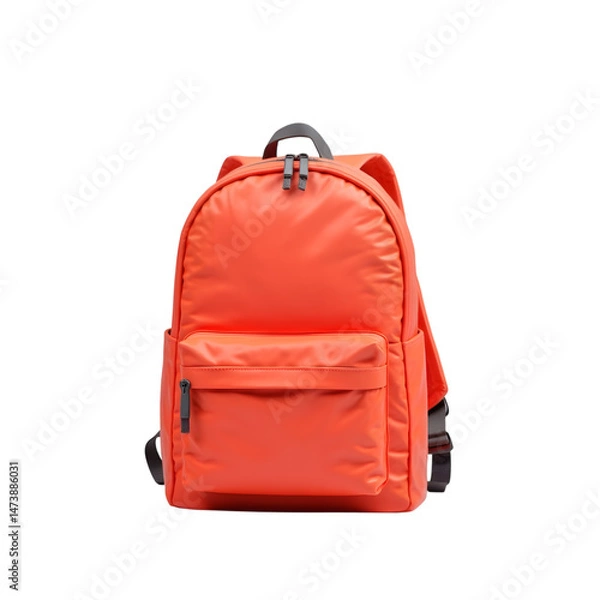 Obraz Travel Backpack Red on a transparent background