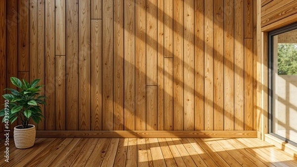 Fototapeta Rustic Wooden Wall Background Design Concept