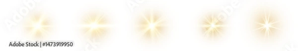 Fototapeta Bright Yellow Sun Illustration — Radiant Rays, Warmth, and Cheerful Glow for Summer, Weather, and Nature-Themed Designs