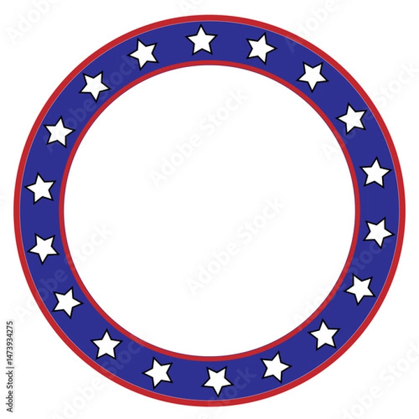 Obraz american flag with stars
