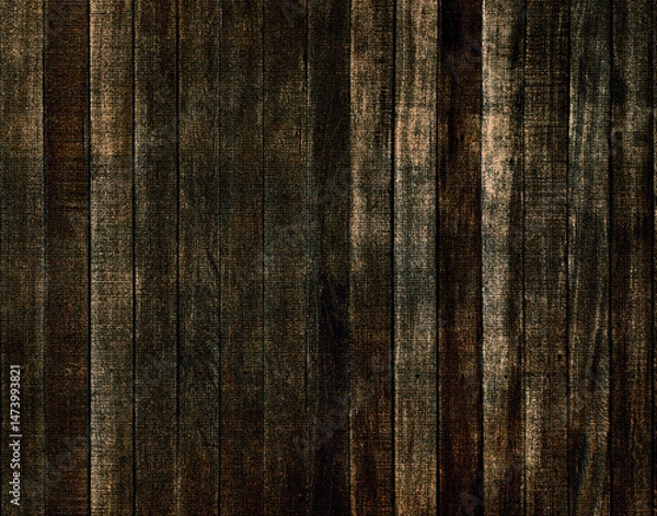 Fototapeta Rustic wooden texture with weathered planks