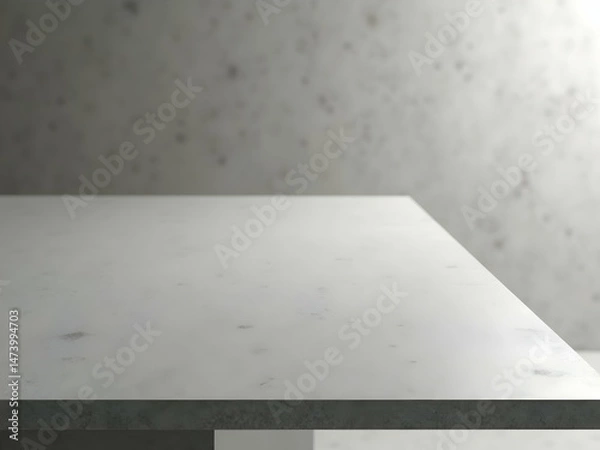 Fototapeta Sleek and Cool-Toned Executive Workspace, A Contemporary Interior Design Concept Featuring a Minimalist Aesthetic and Spacious Layout for Enhanced Productivity