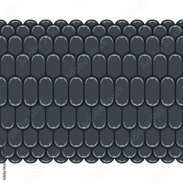 Obraz Horizontal seamless pattern with corn cob texture, maize. Color vector background.