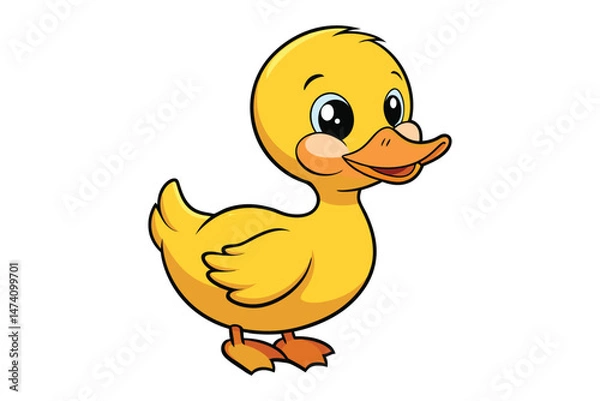 Fototapeta  cute duck colorful Vector