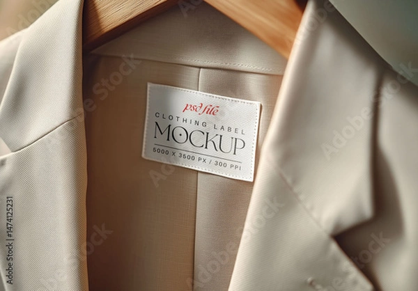 Obraz Clothing Label Mockup