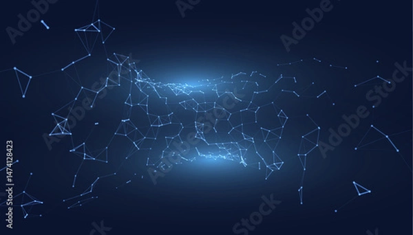 Fototapeta Creative New  Best Technology Background Design 2025