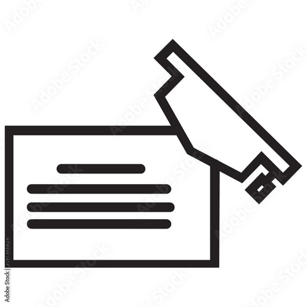 Fototapeta Certificate Icon, Achievement Certificate, Award Document, Diploma, Recognition Paper