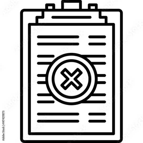 Obraz Wrong Icon