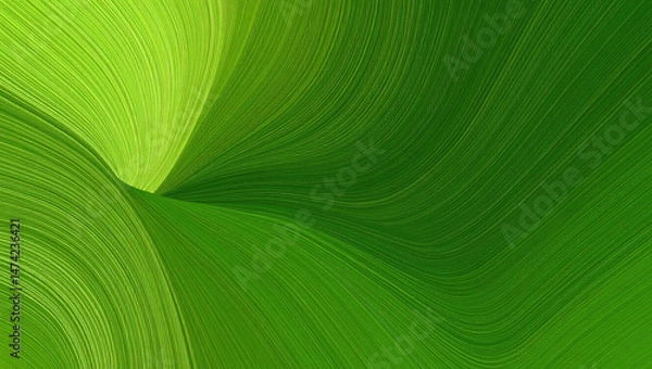 Obraz Green fractal background