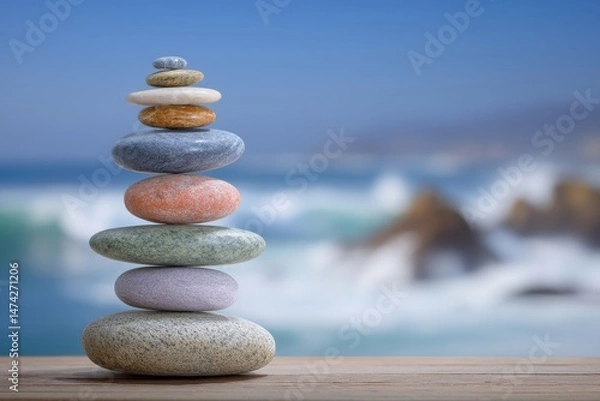 Obraz The key to holistic wellness lies in striking a balance between physical and mental exercises