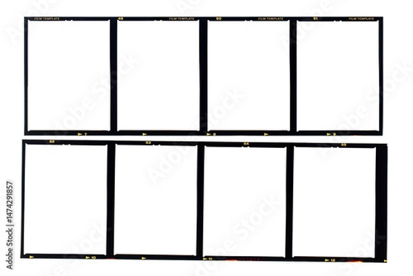 Fototapeta Medium format color film frame.With copy space.