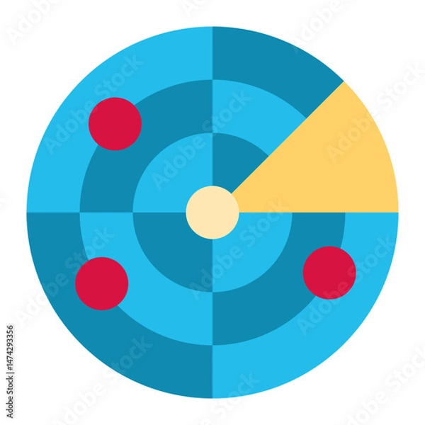 Fototapeta radar icon