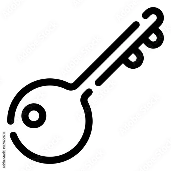 Fototapeta keys icon
