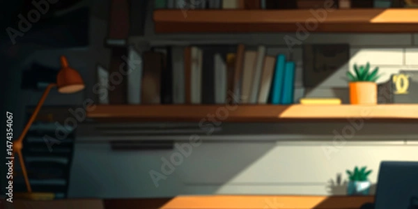 Fototapeta Fondo difuminado de escritorio