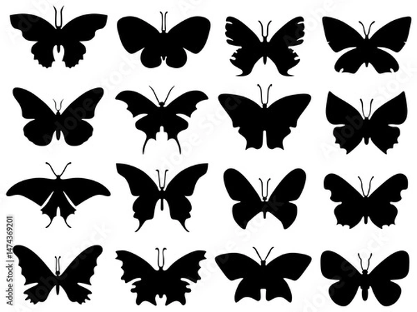 Obraz set of butterflies