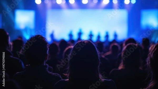 Fototapeta Audience in the lecture hall.