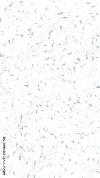 Fototapeta glass explosion debris and particles isolated on transparent background ,png broken window and mirror shatter effect vertical social media design element