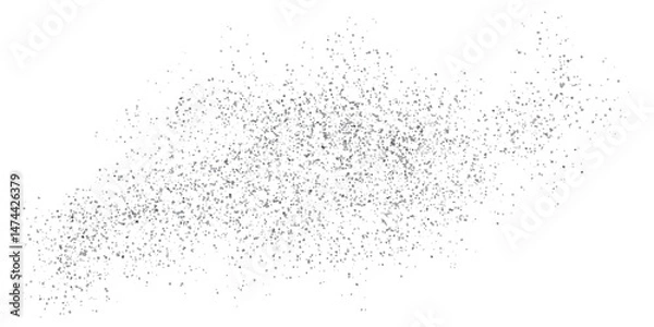 Fototapeta Silver glitter hand-drawn line curve..Abstract background party celebration gold confetti silver glitter texture abstract.Silver glitter sparkle on a transparent background. 