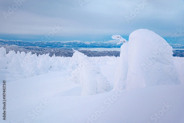 Obraz 冬山の風景